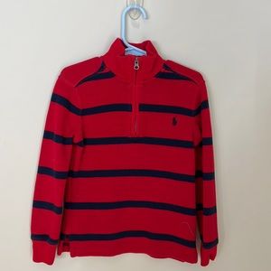 Polo Ralph Lauren zip mock neck sweater size 4T